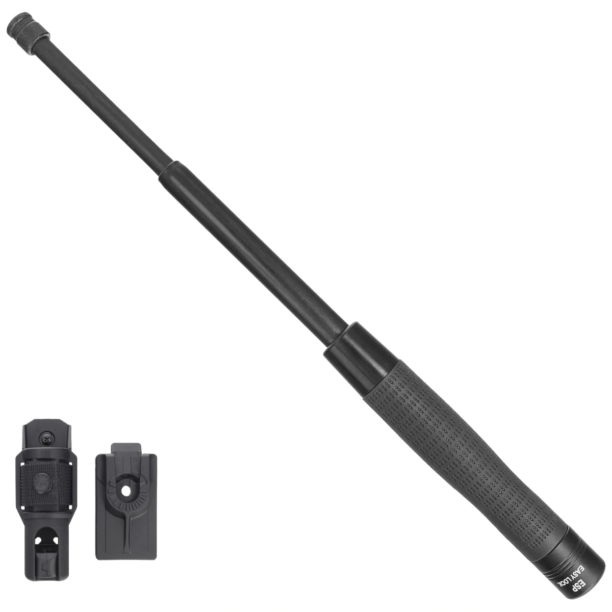 ESP Pałka teleskopowa hartowana Easy Lock 16'', Ergonomic czarna (ExBT-16HE-BK BHT-54)