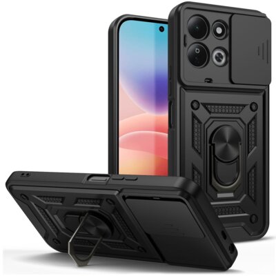 Tech-Protect Etui Camshield Pro do Xiaomi Redmi 17 4G/ 5G Czarny CAMSHIELD PRO REDMI 17 4G 5G BLACK