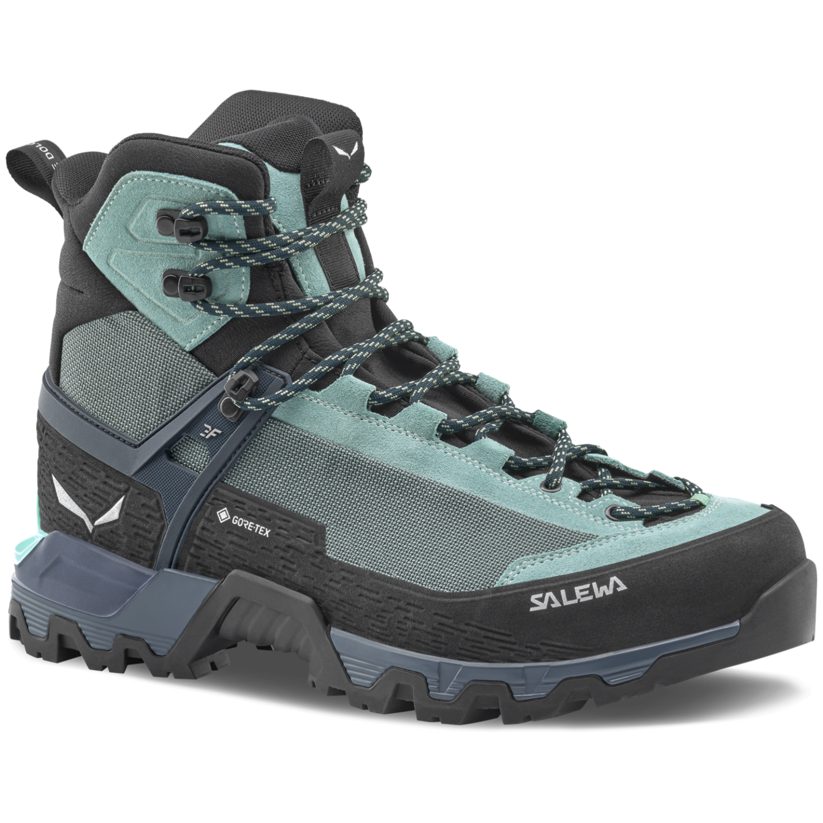 Damskie buty trekkingowe Salewa MTN Trainer 3 Tech Mid GTX W Rozmiar butów (UE): 41 / Kolor: niebieski