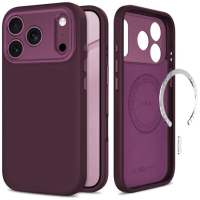 Tech-Protect Etui Uniq MagSafe do Apple iPhone 17 Pro/18 Pro Ciemna wiśnia TPUNQPRDCH