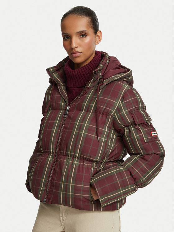 Hunter Kurtka zimowa HARW0023262 Bordowy Regular Fit
