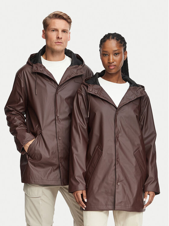 Hunter Kurtka przeciwdeszczowa Raincoat HARU0003242 Brązowy Regular Fit