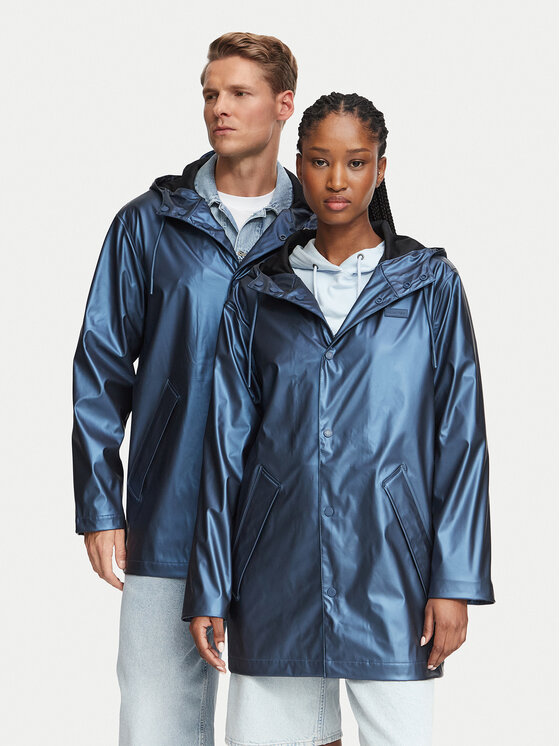 Hunter Kurtka przeciwdeszczowa Nebuela HARU0002262 Granatowy Regular Fit