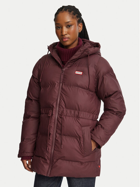 Hunter Kurtka zimowa HARW0002252 Bordowy Regular Fit