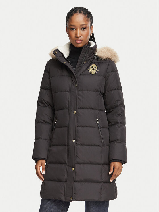 LAUREN RALPH LAUREN Kurtka puchowa 297P23455002 Czarny Regular Fit