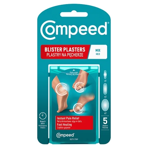Compeed Plastry na pęcherze mix, 5 szt.