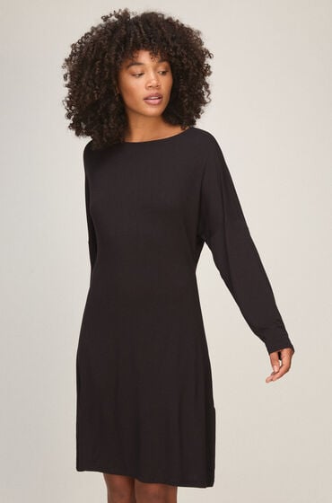 Hunkemöller Koszula nocna Jersey Essential Czarny
