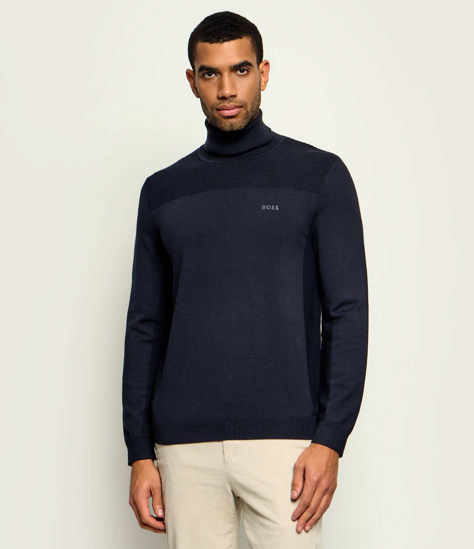 BOSS GREEN Golf KN_Momentum-X TN Regular Fit z dodatkiem wełny