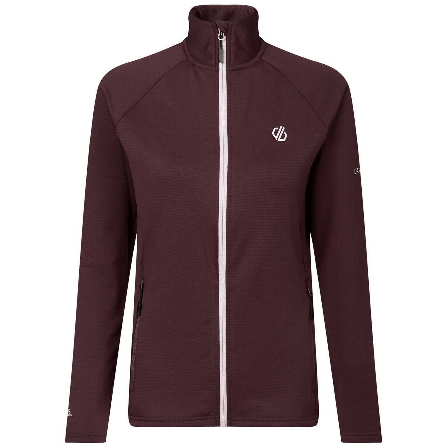 Bluza damska Dare 2b Lowline Full Zip Core Stretch Rozmiar: M / Kolor: bordowy