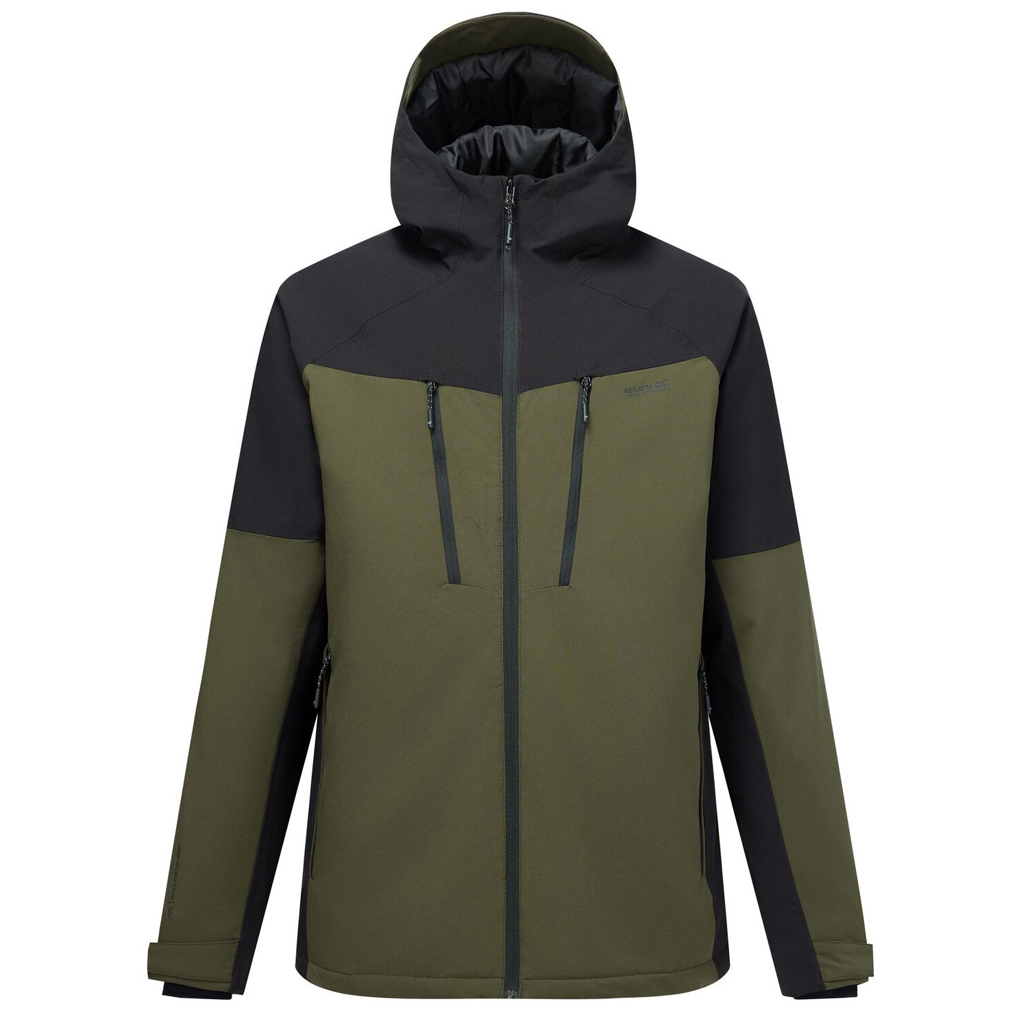 Kurtka zimowa męska Regatta Highton Stretch Padded Jacket Rozmiar: 4XL / Kolor: khaki/czarny