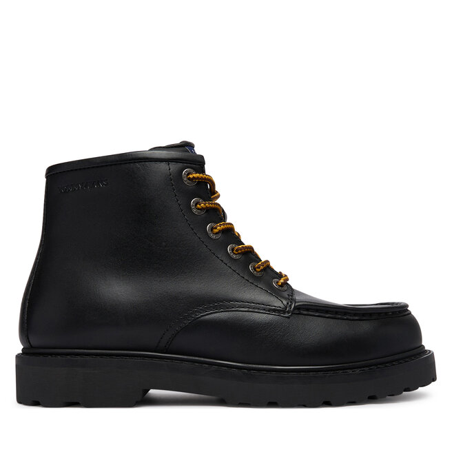 Trzewiki Tommy Jeans Archive '01 American Lth Boot EM0EM01779 Czarny