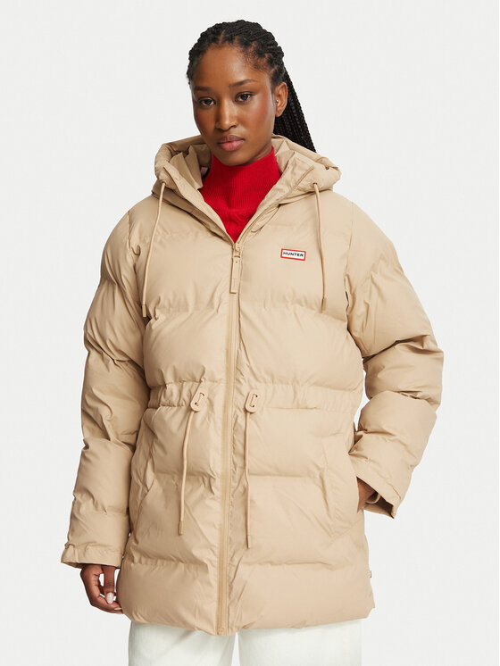 Hunter Kurtka zimowa HARW0002252 Beżowy Regular Fit