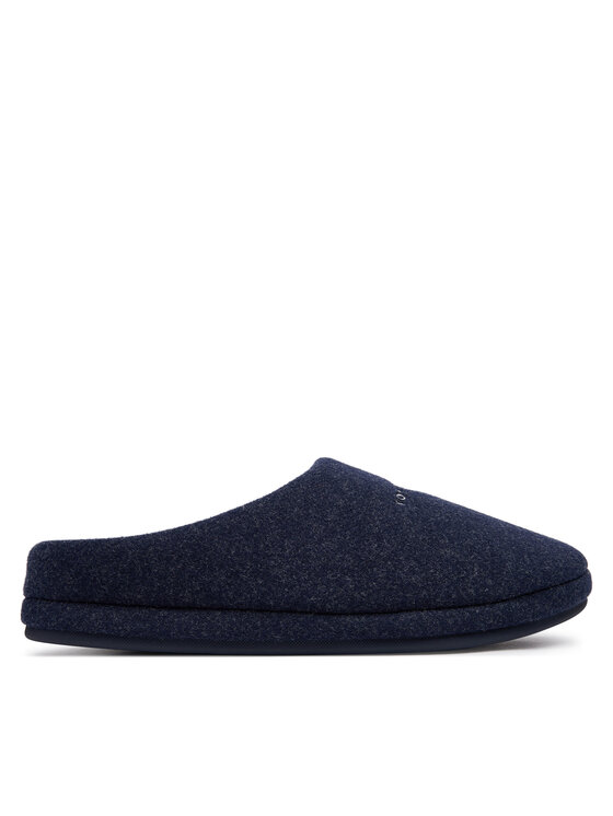 Tommy Hilfiger Kapcie Felt House Shoe FM0FM06017 Granatowy