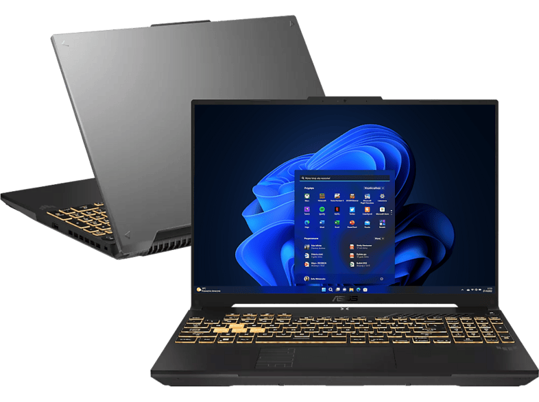 ASUS TUF Gaming F16 FX607VJR-C515W FHD+ / Intel® Core™ 5 205H 16 GB RAM 512 SSD GeForce RTX™ 3050 Windows 11 Home Szary