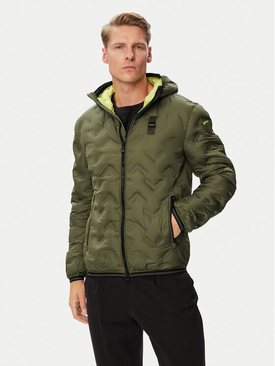 Blauer Kurtka puchowa Piery 26WBLUC03233 Zielony ciemny Regular Fit