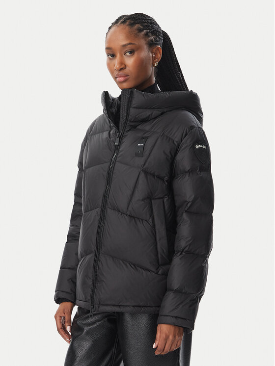 Blauer Kurtka zimowa Tyllin 26WBLDC03359 006047 Czarny Regular Fit