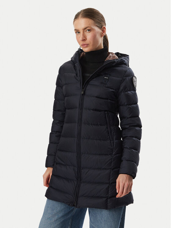 Blauer Kurtka puchowa Agnes 26WBLDK03039 006047 Granatowy Slim Fit