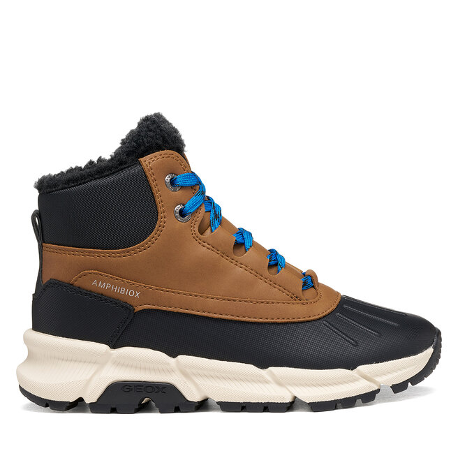 Trzewiki Geox J Flexyper Plus Boy B Abx J56LCB 0MECE C0013 S Brązowy