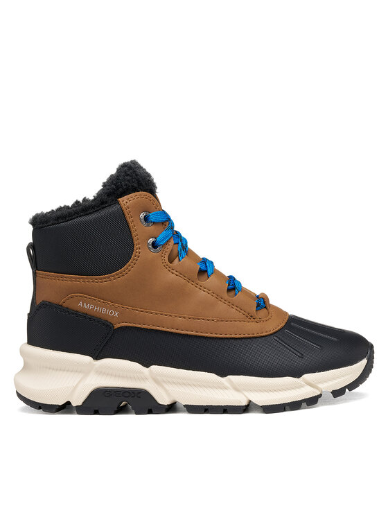 Geox Trzewiki J Flexyper Plus Boy B Abx J56LCB 0MECE C0013 S Brązowy
