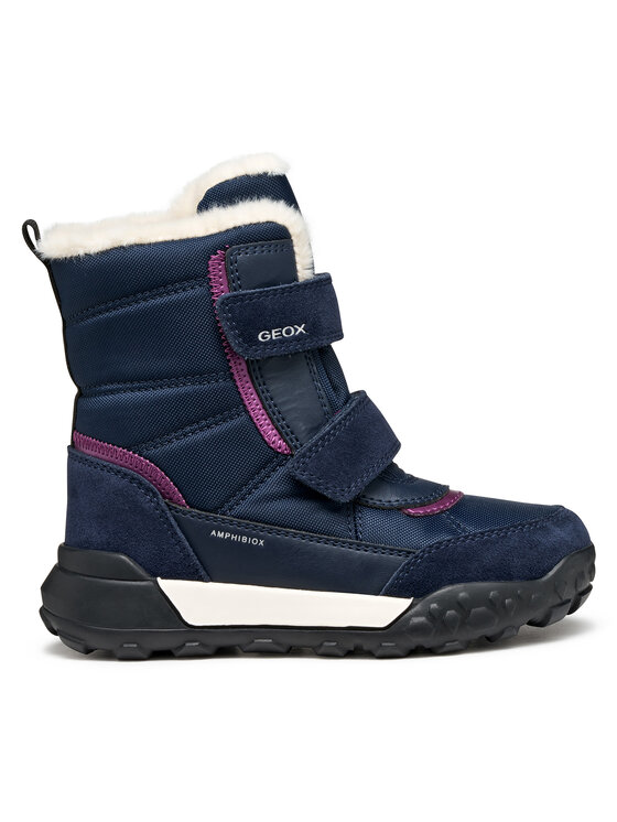 Geox Śniegowce J Trekkyup Girl B Abx J46M7E 08V22 C4269 D Granatowy