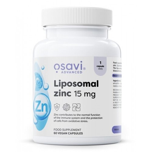 Liposomalny Cynk Osavi - 60 vegan kapsułek