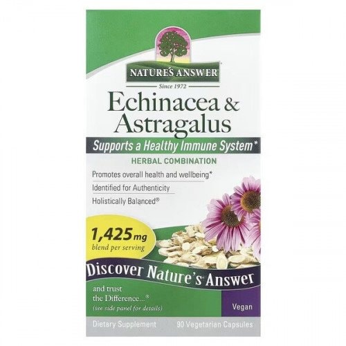 Echinacea & Astragalus Nature's Answer 90 wegetariańskich kapsułek