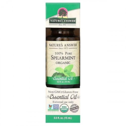 100% Pure Spearmint Essential Oil Nature's Answer 15 ml.