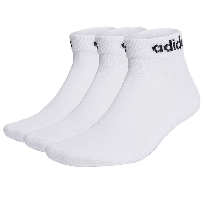 Skarpety adidas Sportswear Linear Ankle Socks Cushioned HT3457 - białe