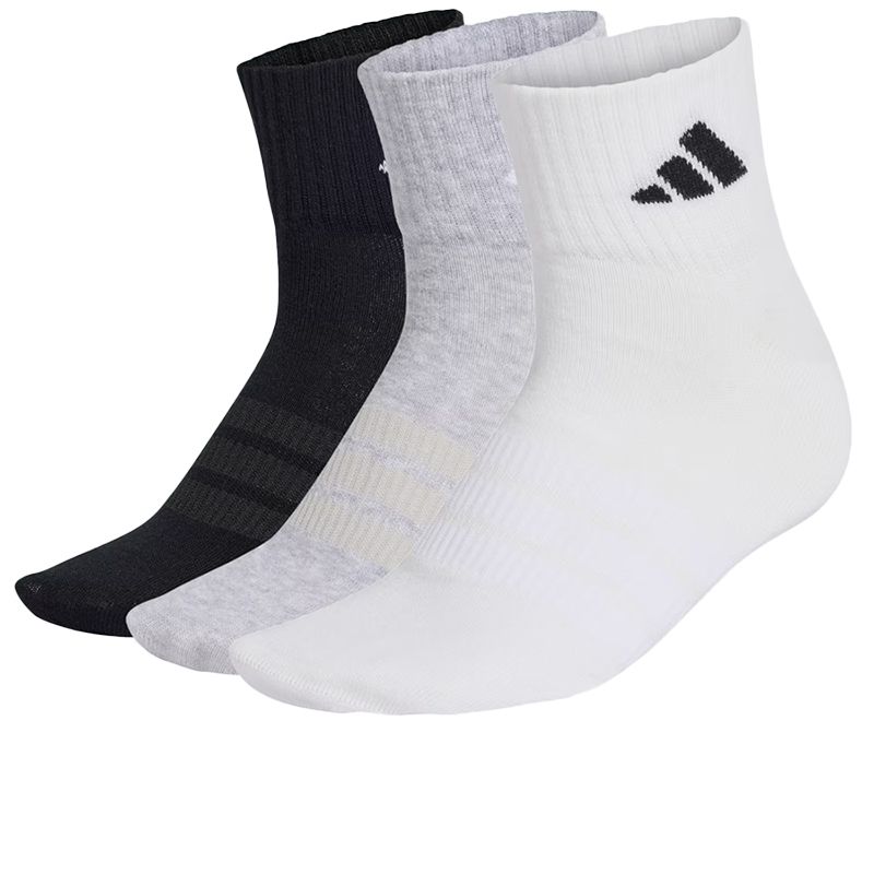 Skarpety unisex adidas Sportswear Thin&Light Ankle 3 Pairs KC9614 - multikolor