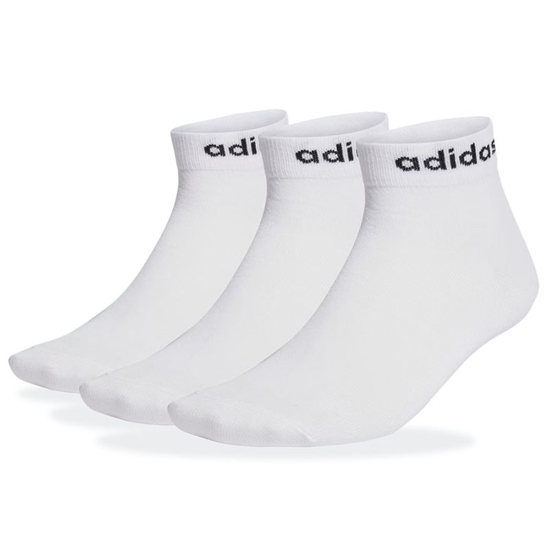 Skarpety adidas Sportswear Think Linear Ankle Socks 3 Pairs HT3451 - białe
