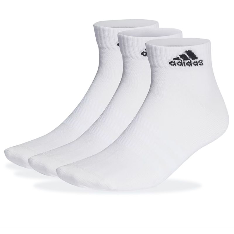 Skarpety adidas Sportswear Thin And Ligth Ankle Socks 3 Pairs HT3468 - białe