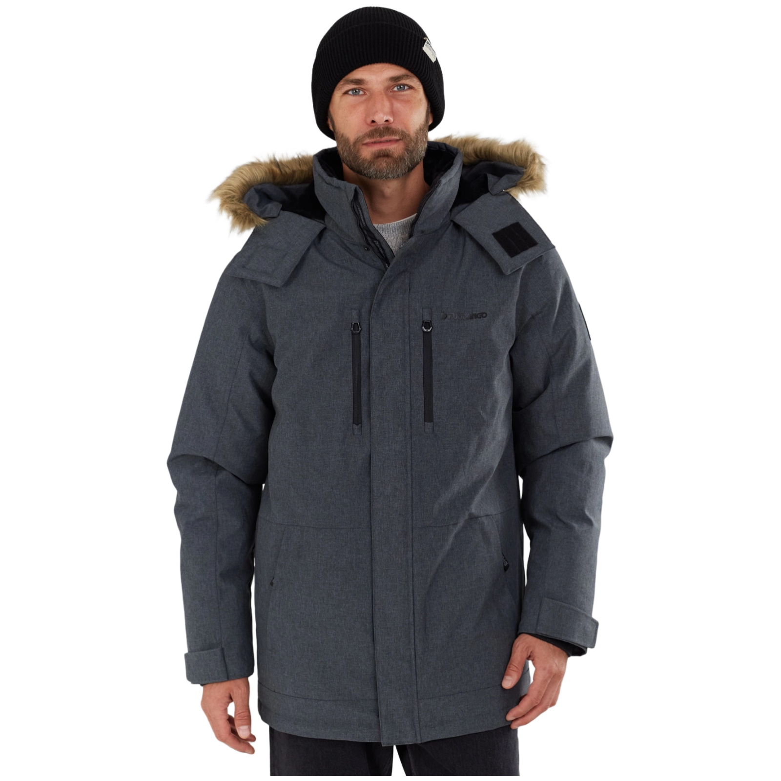 Męska zimowa parka Fundango Spirit II Parka Jacket Rozmiar: XL / Kolor: szary