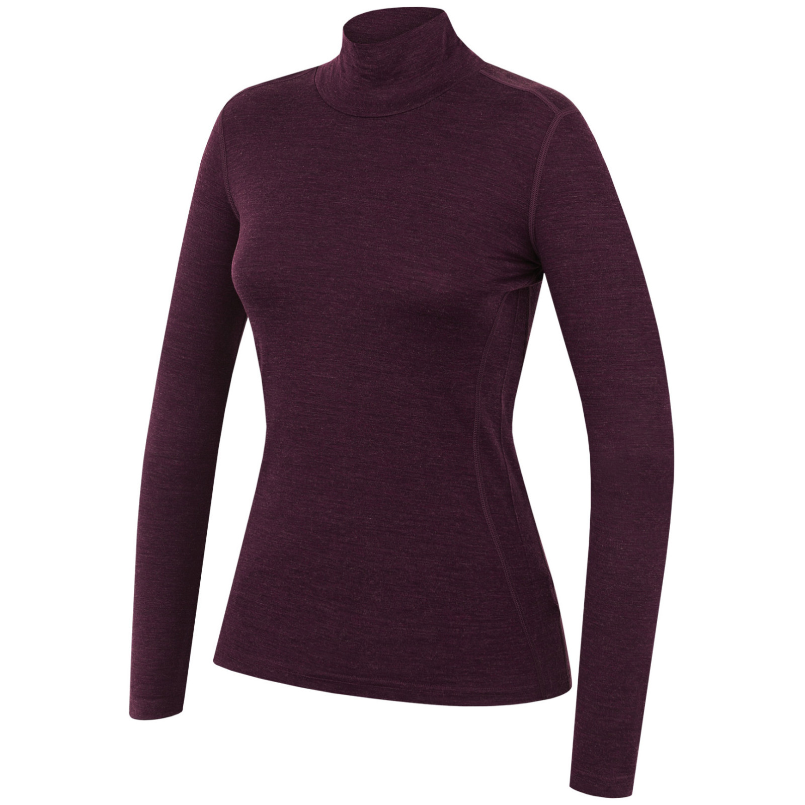 Damski golf MOOA MerinoSilk Collar 160 Rozmiar: S / Kolor: ciemnofioletowy