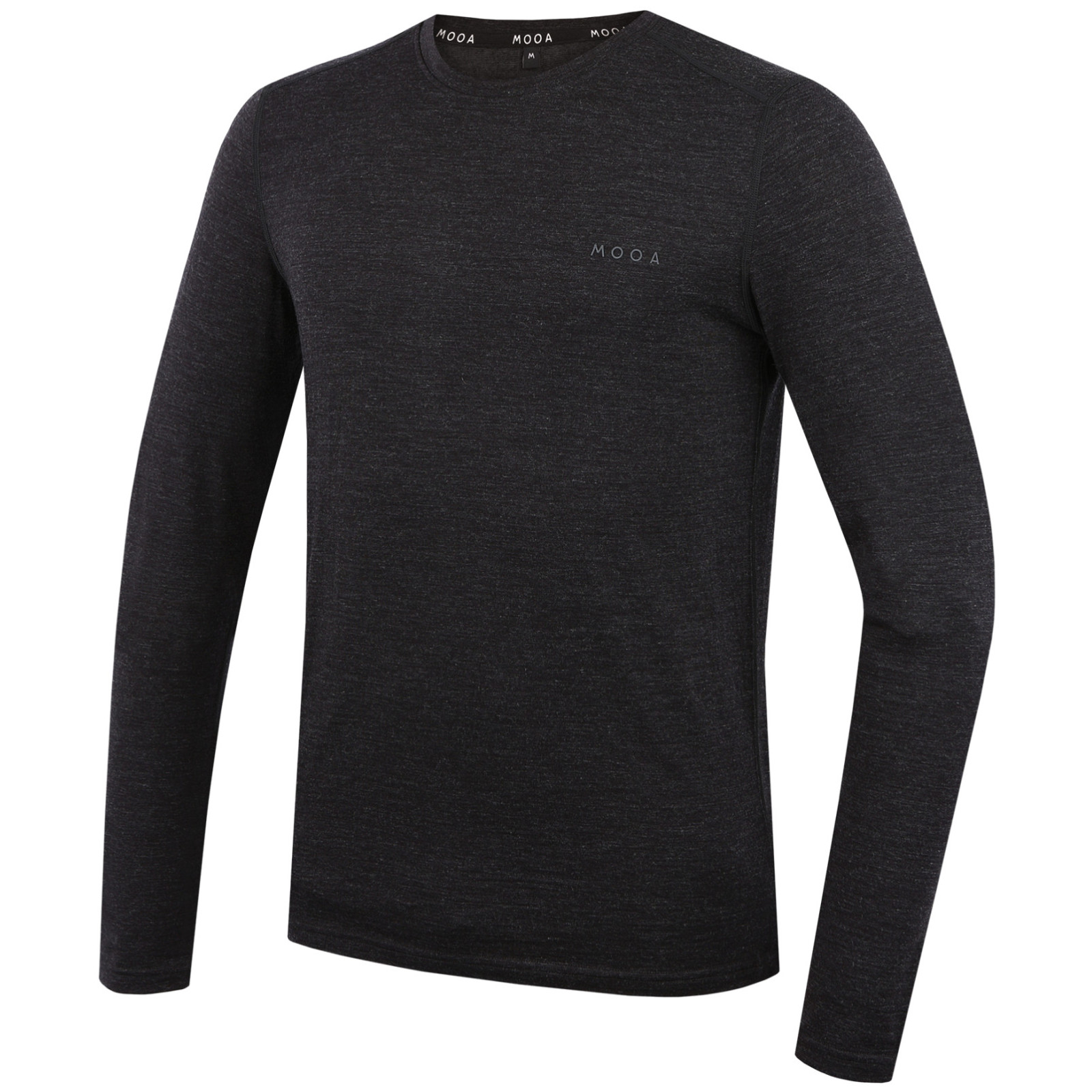 Koszulka męska MOOA MerinoSilk 160 long Rozmiar: XL / Kolor: czarny