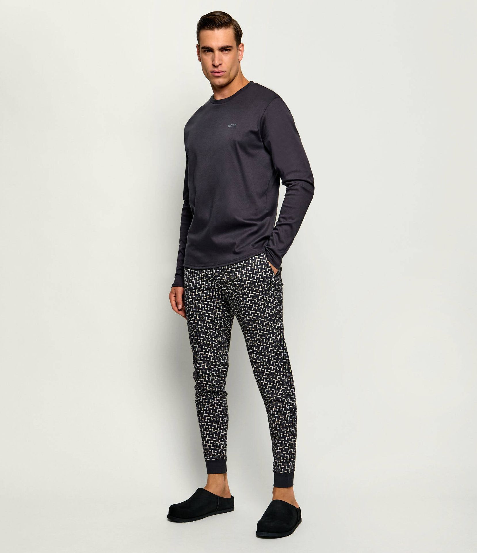 BOSS BLACK Piżama Relax Long Set Regular Fit