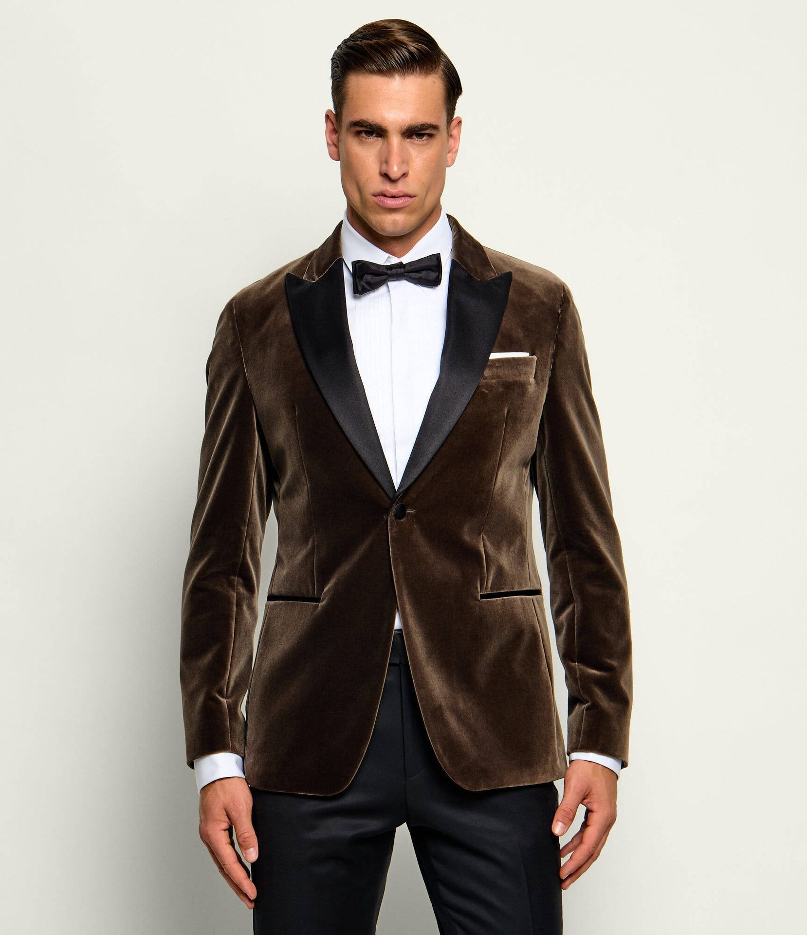 BOSS BLACK Marynarka H-Hutson-Tux-Pk-264 Slim Fit z dodatkiem jedwabiu
