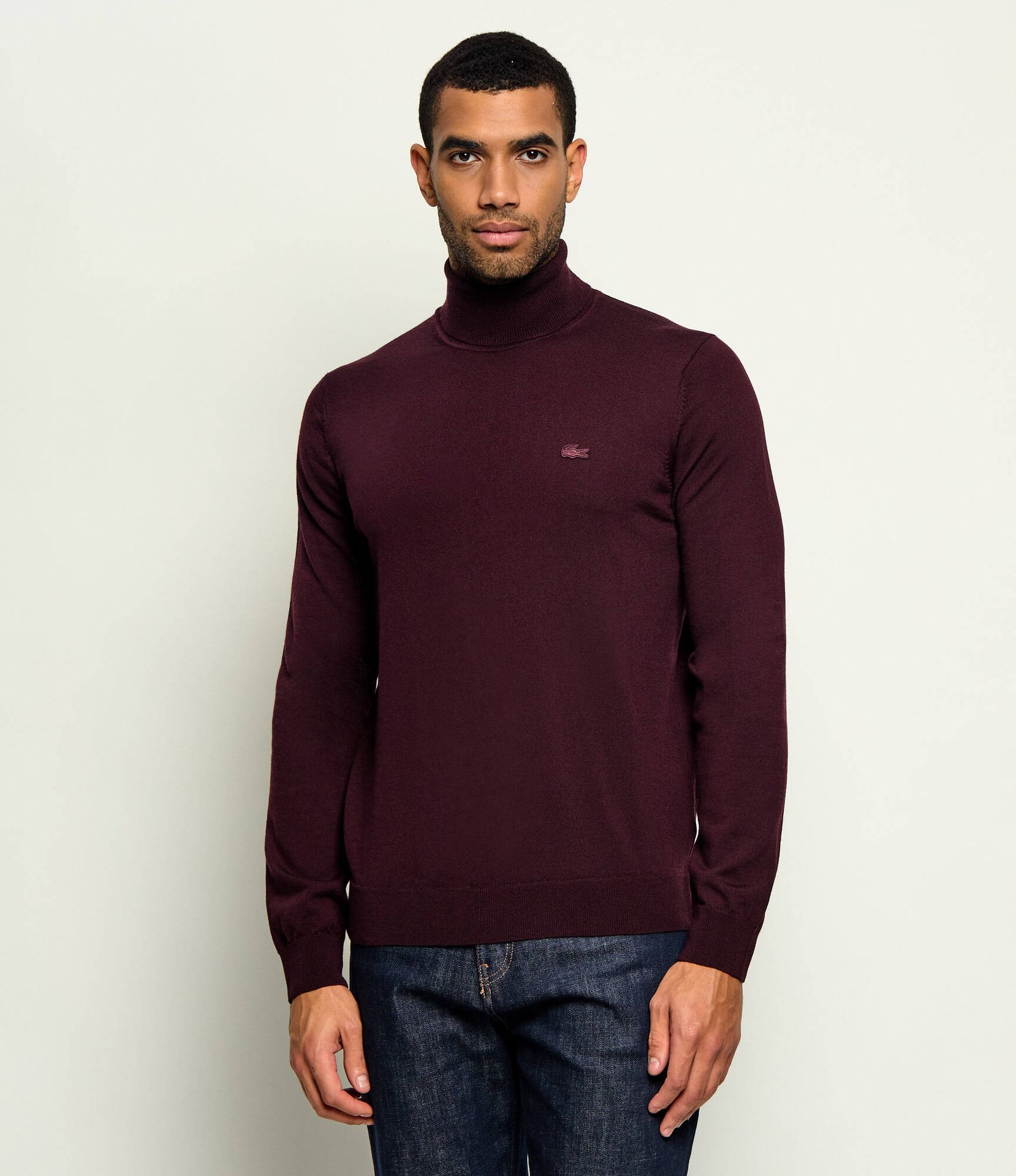 Lacoste Wełniany golf Regular Fit
