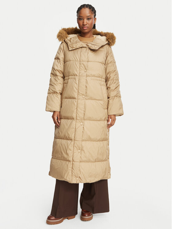 Weekend Max Mara Kurtka puchowa Novak 2625496072 Brązowy jasny Regular Fit