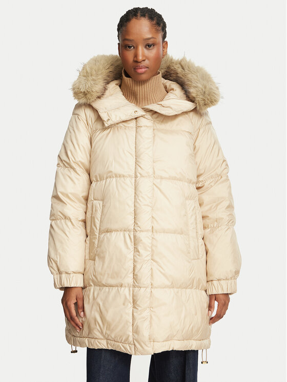 Weekend Max Mara Kurtka zimowa Anfora 2625496062 Beżowy Regular Fit