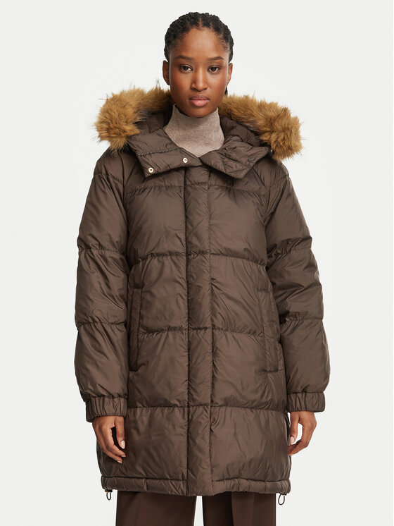 Weekend Max Mara Kurtka zimowa Anfora 2625496062 Brązowy Regular Fit