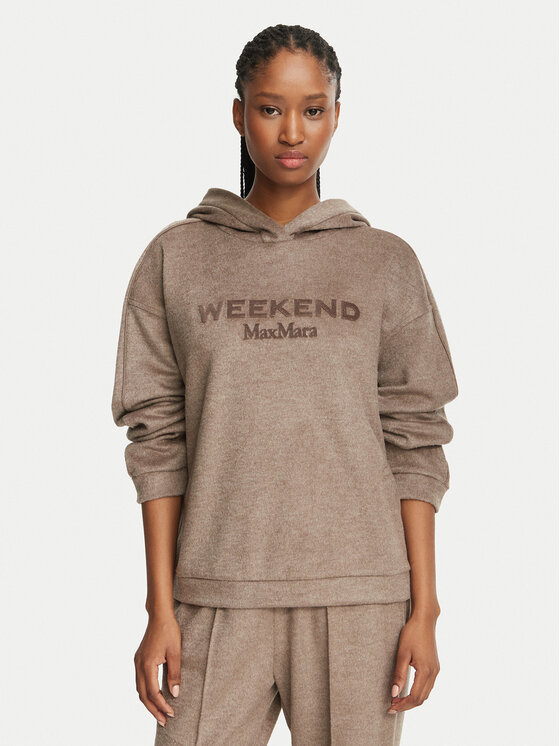 Weekend Max Mara Bluza Vetrino 2625926012 Brązowy jasny Regular Fit