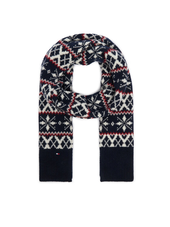 Tommy Hilfiger Szalik AM0AM14862 Granatowy