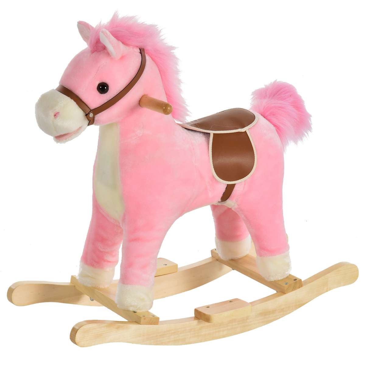 Konik na biegunach Homcom 65x32,5x61cm, różne kolory