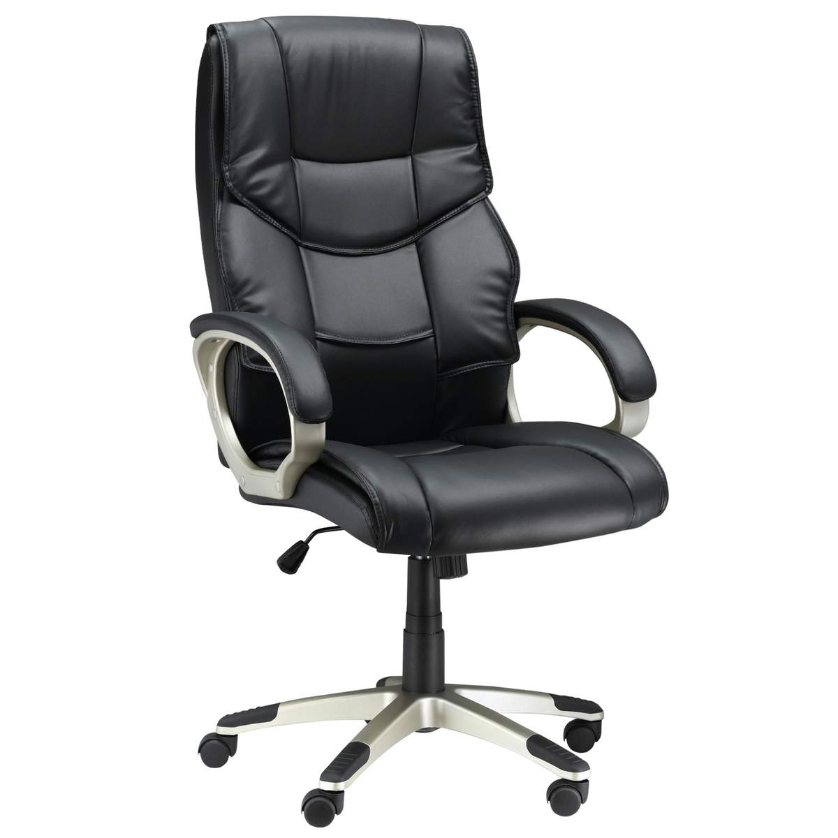 Homcom Krzesło biurowe 73x68x124cm., czarne 5550-3300