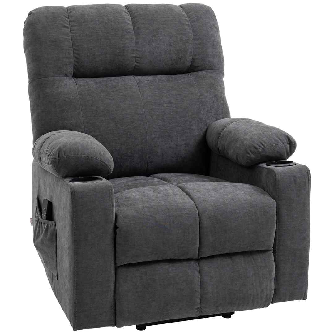 Fotel masujący Homcom 91x95x109cm., ciemnoszary