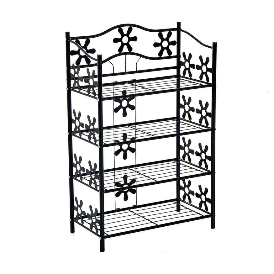 Półka na buty Homcom 59,5x30x92cm., czarna