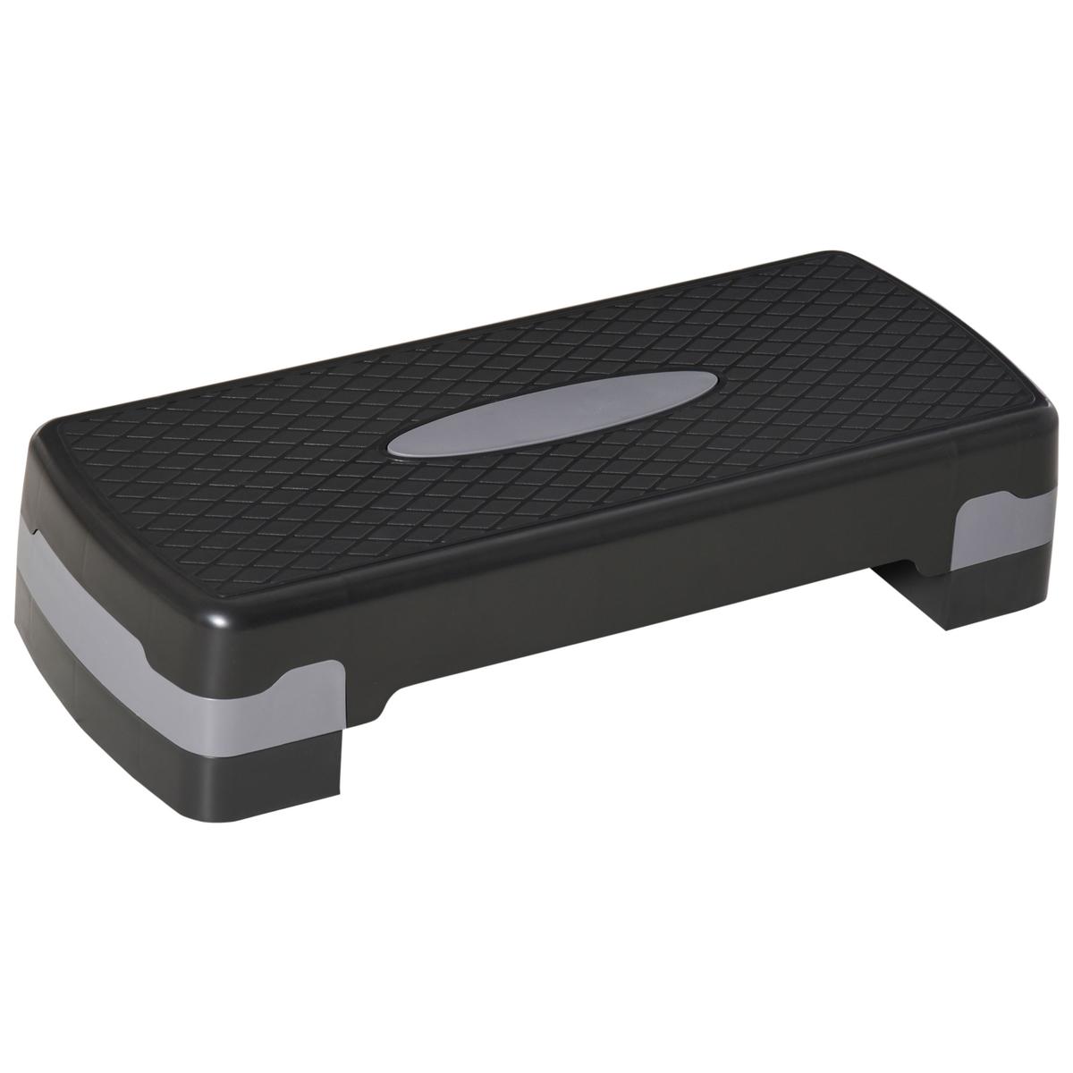 Stepper do aerobiku Homcom 68x29x15cm, czarny/ciemnoszary