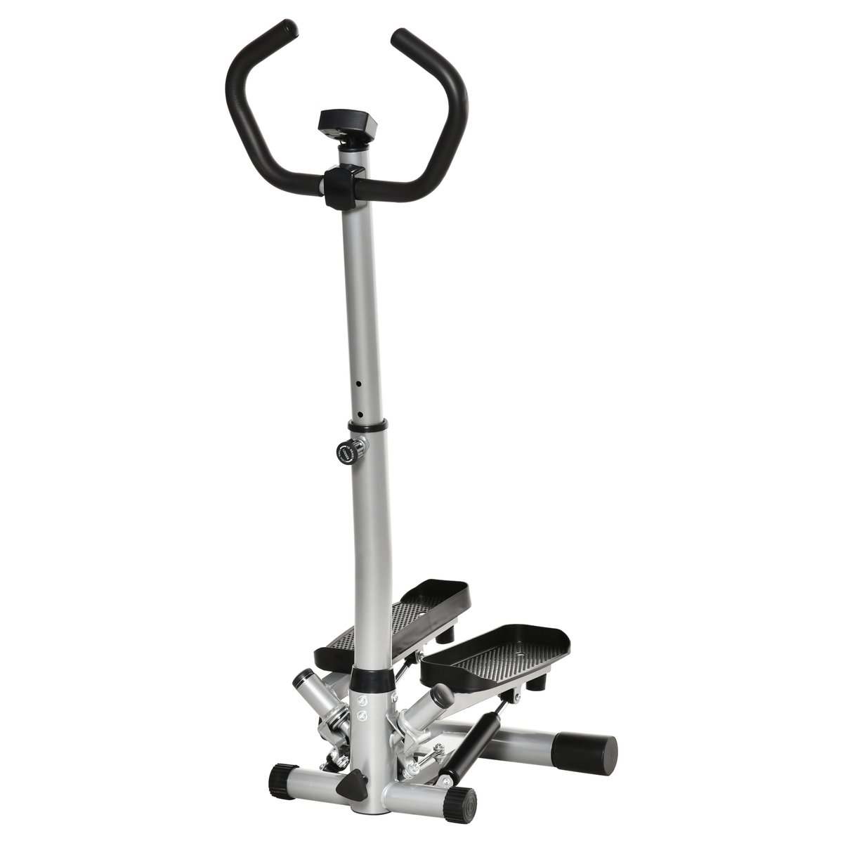 Stepper Homcom 55x53x128cm., srebrny/czarny