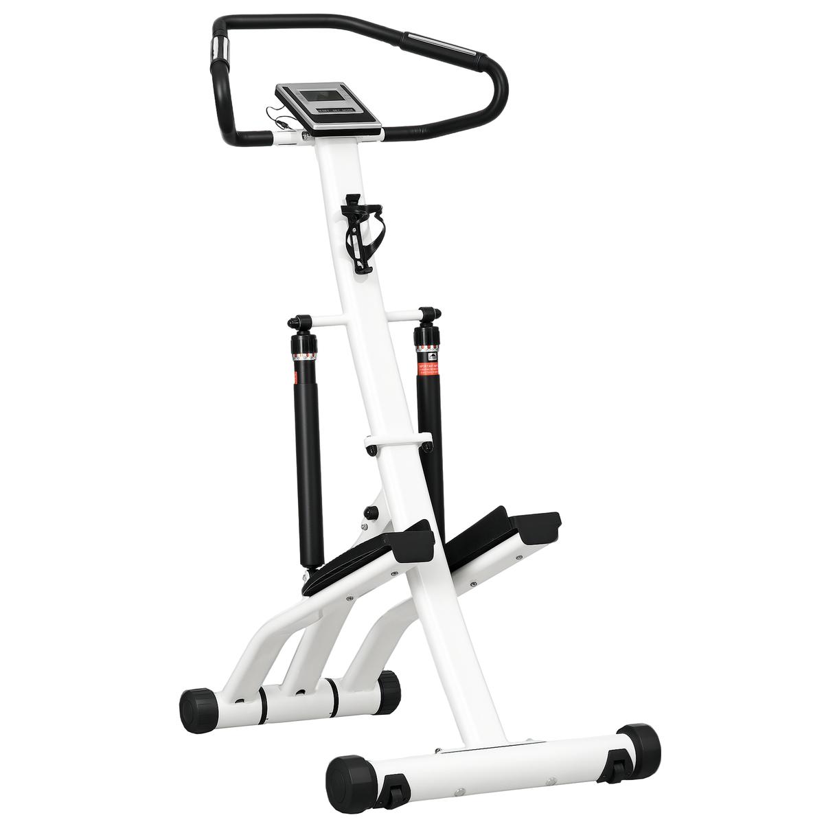 Stepper Sportnow 80x61x134cm., biały/czarny