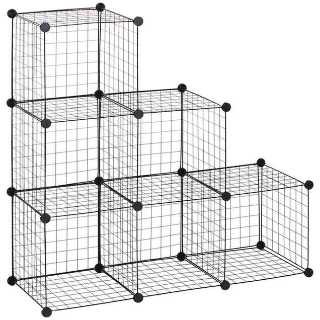Modułowy stojak na buty Homcom 109x37x109cm., czarny